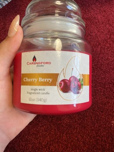 Cute Cherry Berry Candle
