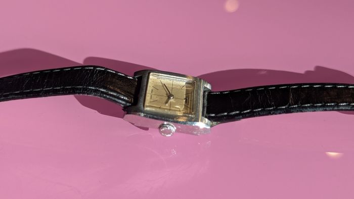 Longines small vintage tank style watch