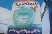 Aquafresh water filled apple teether