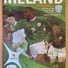 2005 Republic of Ireland v Israel - World Cup Qualifier Programme