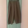Fab Zara Dark Brown Barrel Trousers  Size XL UK 14 Image 6