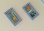 Nursery framed felt pictures