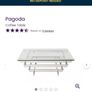 Stunning DFS Pagoda Glass Coffee Table Showstopper Piece Image 2