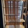 Two IKEA NORDKISA Bamboo Sliding Door Wardrobes in Excellent Condition Image 2