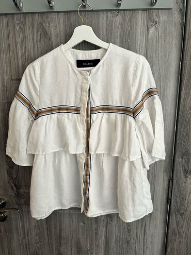 Zara Blouse - Medium - 100% Linen