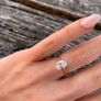 1 caret Natural GIA certified engagement rings Image 3