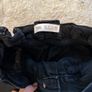 Zara black denim short shorts (7y/122cm) Image 3