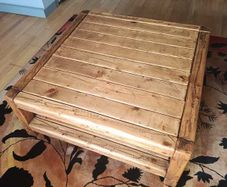 Handmade Solid Reclaimed Wood Coffee Table