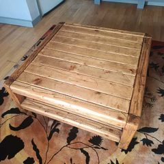 Handmade Solid Reclaimed Wood Coffee Table
