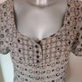 George beige print summer blouse size UK12 EU40 Perfect condition Postage included Image 2