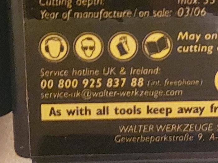 Powercraft 600W Electric Tile Cutter Model TC 180 11, as new, never used and in excellent condition