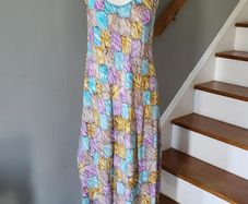 Multicolour summer dress, One Size