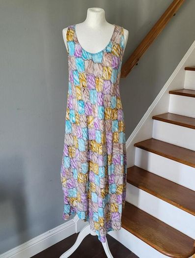 Multicolour summer dress, One Size