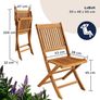 Garden Furniture Set Weatherproof  Table and Chairs Image 3