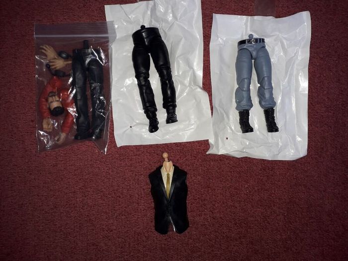 WWE Elite Build A Figure Pieces