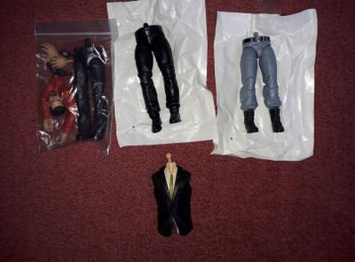 WWE Elite Build A Figure Pieces