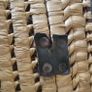 Vintage Woven Palm Leaf Trunk Image 4