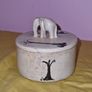 Hand carved African Soapstone Trinket box Image 5