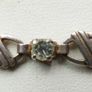 Vintage 18K White Gold Plated Bracelet length 8" Image 9