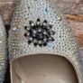 Crystal glam heels, size 6 Image 6