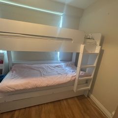bunk beds with underbed