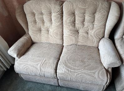 Double sofa and 2 arm chairs