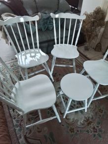 6 chairs and matching stool