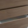 Wooden brown 5 drawers 40 70 112 cm Image 3
