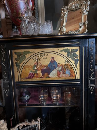 Aesthetic Movement Ebonised Cabinet