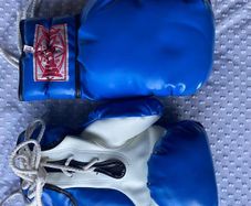 SRS MuaiThai/Boxing Gloves + Headpiece