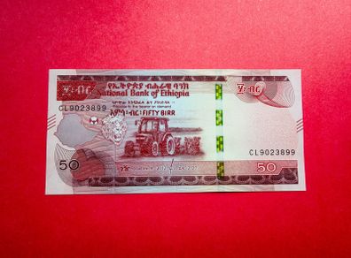 Ethiopia  50 Birr  2012  -  2020. 54a  ( Uncirculated )