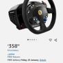 Thrust master TS-PC Ferrari Brand New SIM rig wheel Image 2