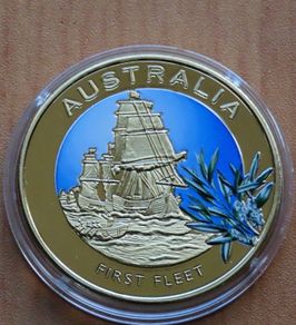 First Fleet Australia 2010 solid bronze + certificate