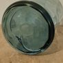 Vintage hand waved blue glass vase Image 2