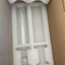 3 x Glass Candle Holders (perfect for unity candles) Image 2