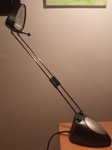 Vintage Telescopic Halogen Desk Lamp.
