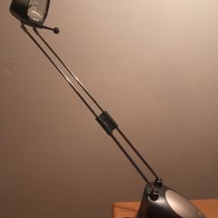 Vintage Telescopic Halogen Desk Lamp.