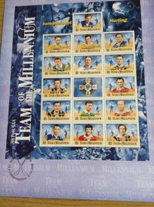 GAA Hurling team of the Millennium First Day Cover Sheetlet