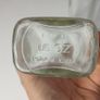 330 - Set of 3 Vintage Clear Glass Collectible Decorative Bottles Image 4