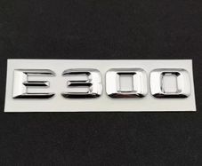 1pc 3D ABS Chrome Suitable for Mercedes Benz E200 E220 E300