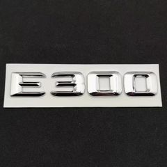 1pc 3D ABS Chrome Suitable for Mercedes Benz E200 E220 E300
