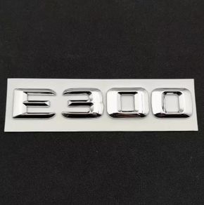 1pc 3D ABS Chrome Suitable for Mercedes Benz E200 E220 E300