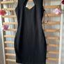 dress asos petite uk size 8 black dress back detail dress Image 4