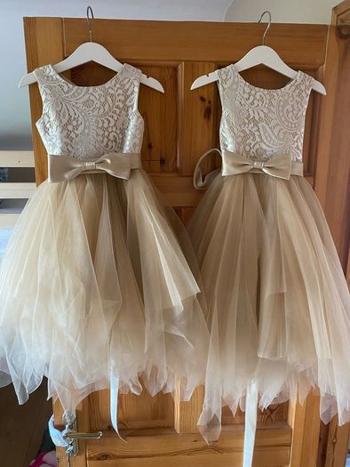 Flower girl dresses 3-4 & 5-6.