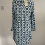 Bnwt white & blue paisley print tunic/dress size 38 Image 7