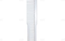 Barber / Hairdressing Flat Top Comb Stylist Hair Fade Comb Hairdressing Clipping Comb - White