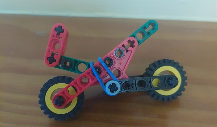 Lego Technic motorbike - set 3054 - from 1998