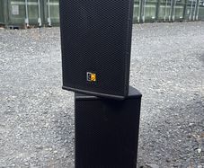 Audac PX108 Passive PA Speakers + AMC Pro MA30X Amplifier