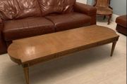 Large Antique Walnut Coffee Table