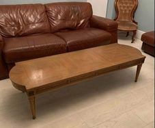 Large Antique Walnut Coffee Table